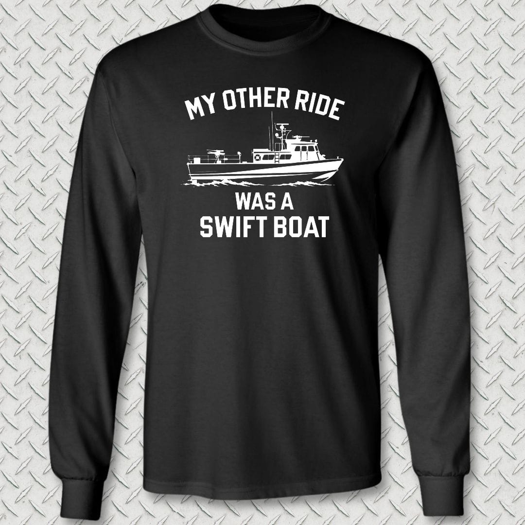 NavyHumor Long-sleeve S / Black My Other Ride Was A Swift Boat Long Sleeve Tee