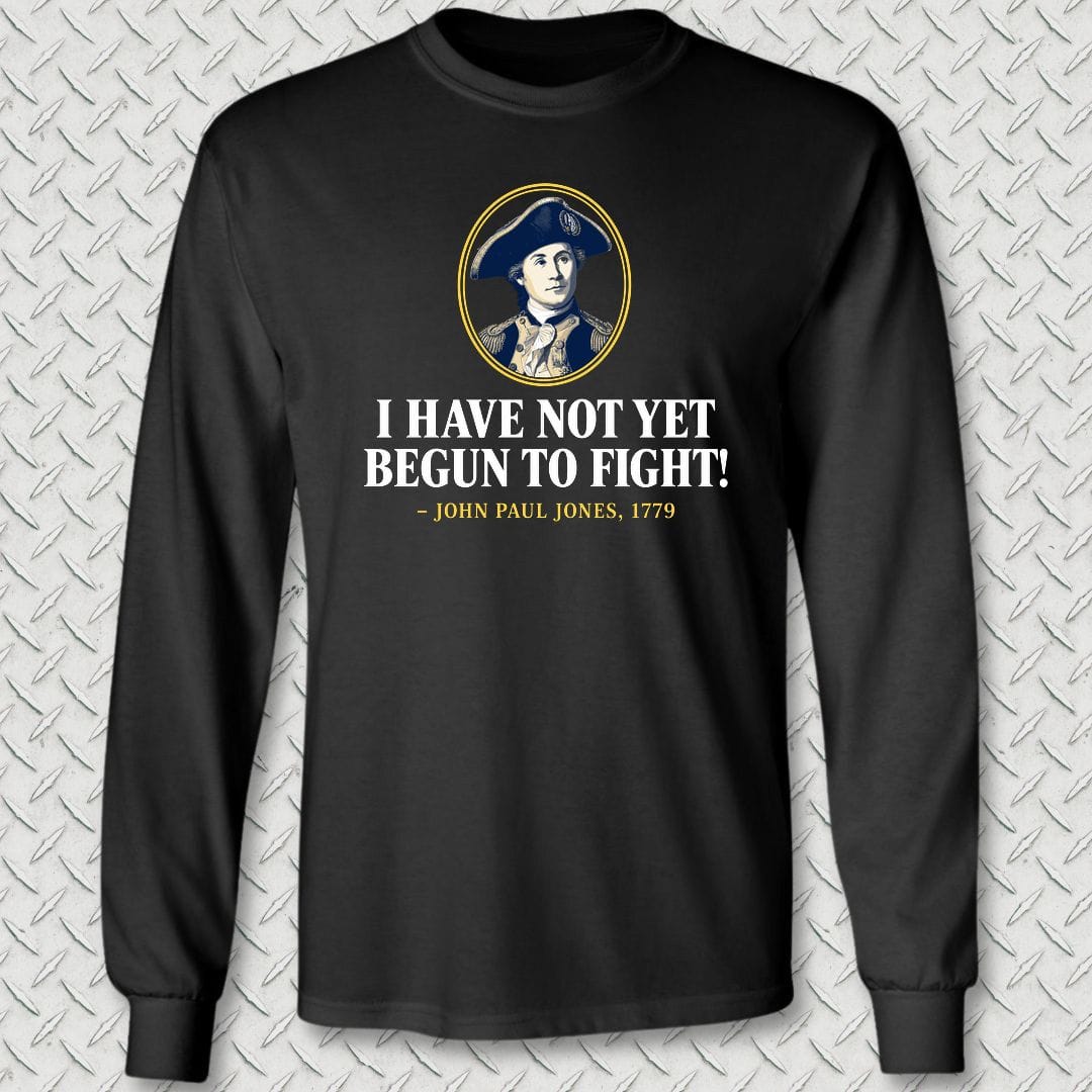 NavyHumor Long-sleeve S / Black Not Yet Begun To Fight - JPJ Long Sleeve Tee