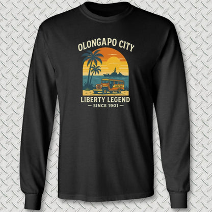 NavyHumor Long-sleeve S / Black Olongapo City - Liberty Legend Long Sleeve Tee