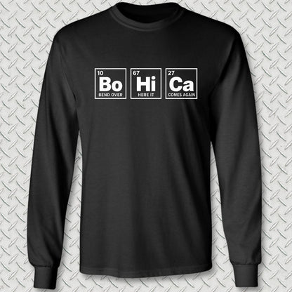 NavyHumor Long-sleeve S / Black Periodic BoHiCa Long Sleeve Tee