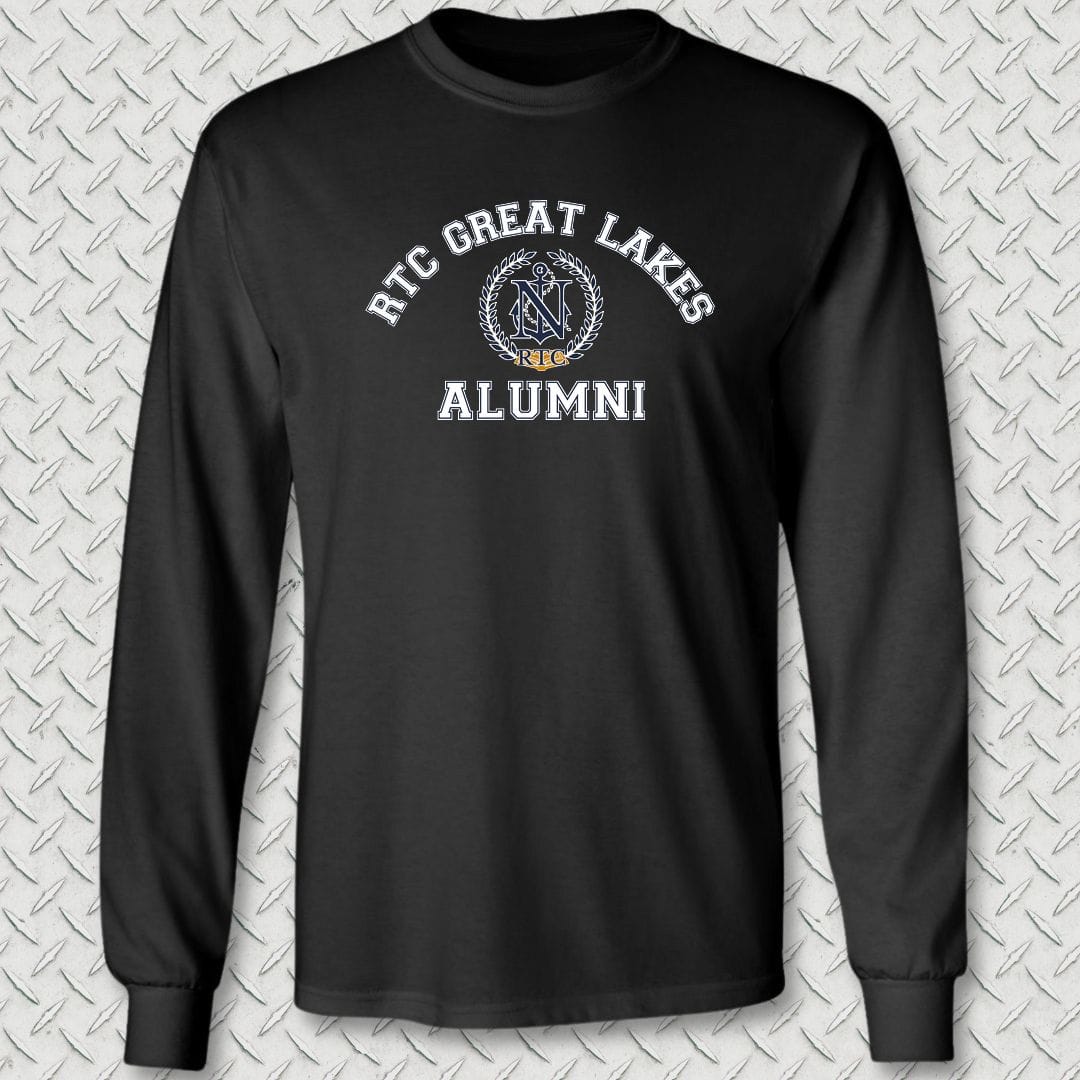 NavyHumor Long-sleeve S / Black RTC Great Lakes Alumni Long Sleeve Tee