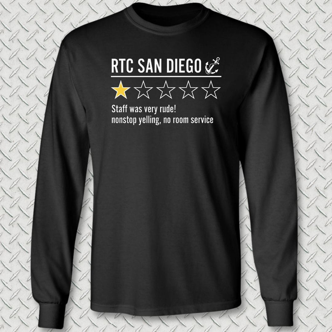 NavyHumor Long-sleeve S / Black RTC San Diego Review Long Sleeve Tee