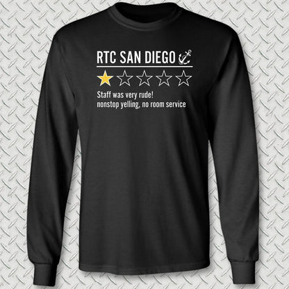 NavyHumor Long-sleeve S / Black RTC San Diego Review Long Sleeve Tee