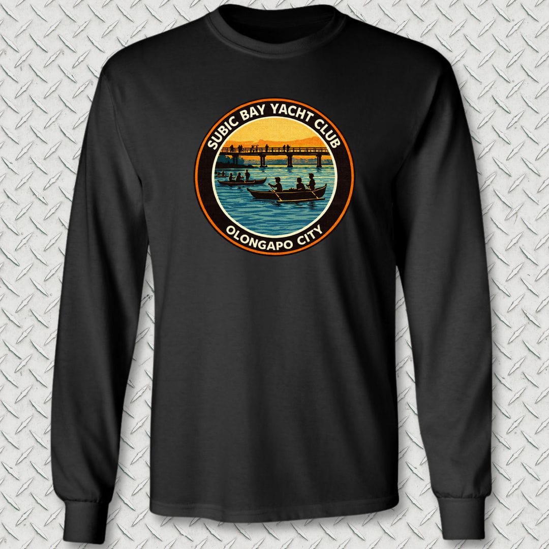 NavyHumor Long-sleeve S / Black Subic Bay Yacht Club Long Sleeve Tee