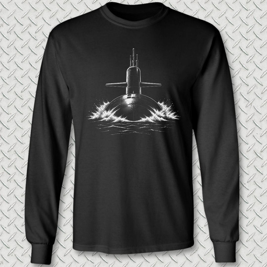 NavyHumor Long-sleeve S / Black Surface Running Long Sleeve Tee