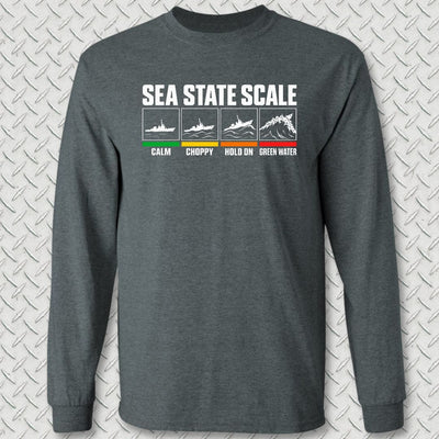 Sea State Scale Long Sleeve Tee