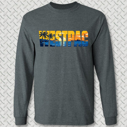 NavyHumor Long-sleeve S / Dark Heather WESTPAC Sunset Long Sleeve Tee