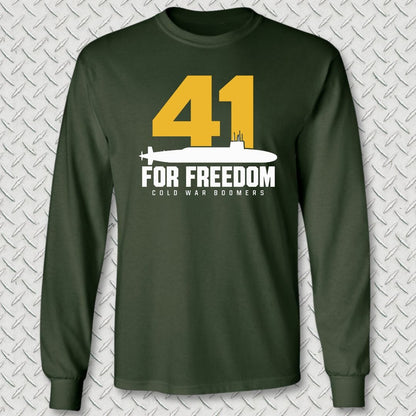 NavyHumor Long-sleeve S / Forest Green 41 For Freedom Long Sleeve Tee