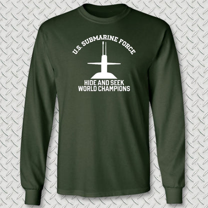 NavyHumor Long-sleeve S / Forest Green Hide & Seek Champions Long Sleeve Tee