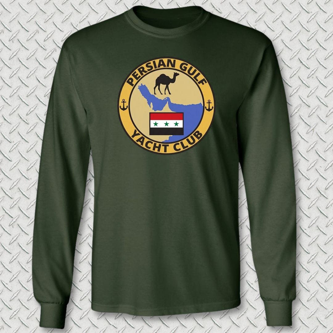 NavyHumor Long-sleeve S / Forest Green Persian Gulf Yacht Club Long Sleeve Tee