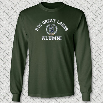 NavyHumor Long-sleeve S / Forest Green RTC Great Lakes Alumni Long Sleeve Tee