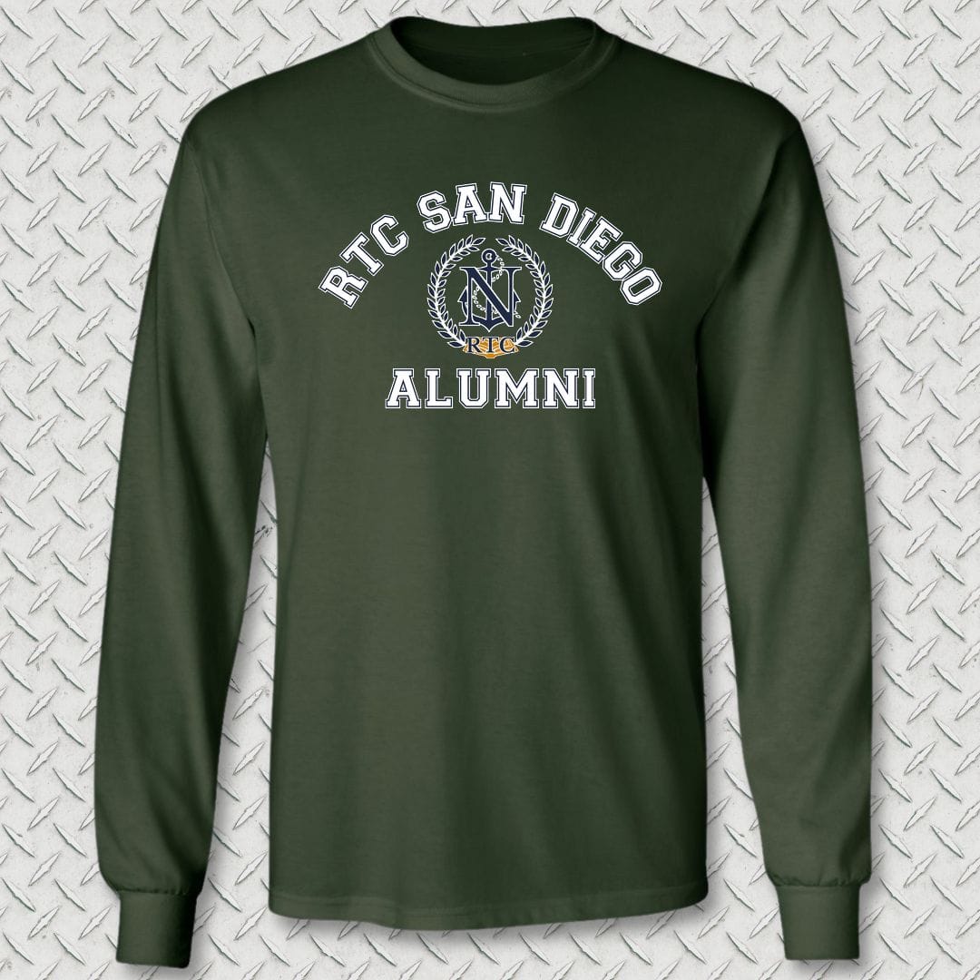 NavyHumor Long-sleeve S / Forest Green RTC San Diego Alumni Long Sleeve Tee