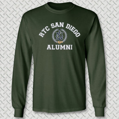 NavyHumor Long-sleeve S / Forest Green RTC San Diego Alumni Long Sleeve Tee