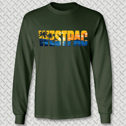 NavyHumor Long-sleeve S / Forest Green WESTPAC Sunset Long Sleeve Tee