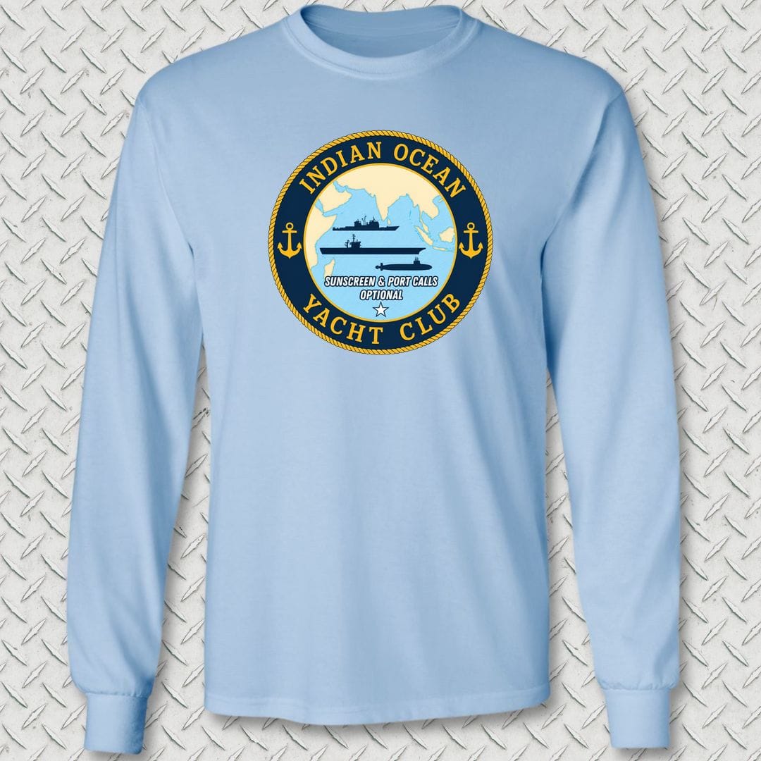 NavyHumor Long-sleeve S / Light Blue Indian Ocean Yacht Club Long Sleeve Tee