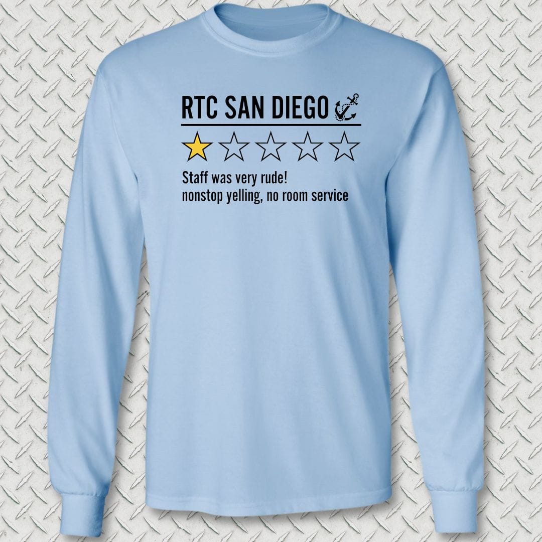 NavyHumor Long-sleeve S / Light Blue RTC San Diego Review Long Sleeve Tee