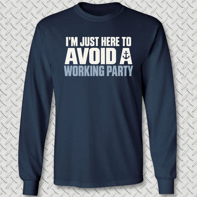 Avoid A Working Party Long Sleeve Tee