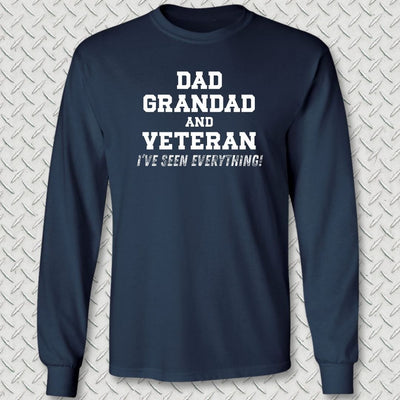 Dad, Grandad and Veteran Long Sleeve Tee