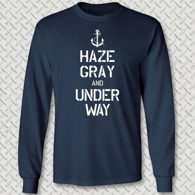 Haze Gray and Under Way Long Sleeve Tee