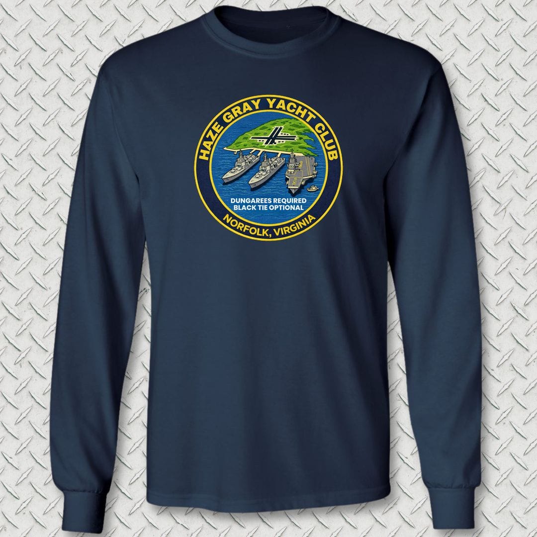 NavyHumor Long-sleeve S / Navy Haze Gray Yacht Club - Norfolk Long Sleeve Tee