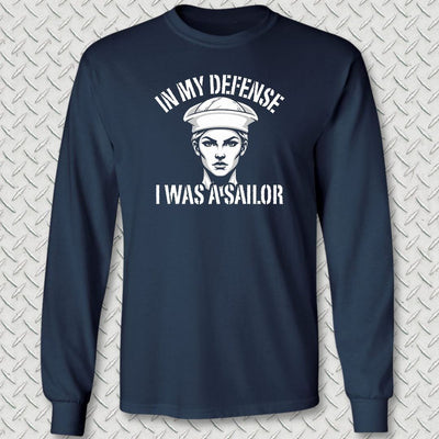 In My Defense - Female Long Sleeve Tee