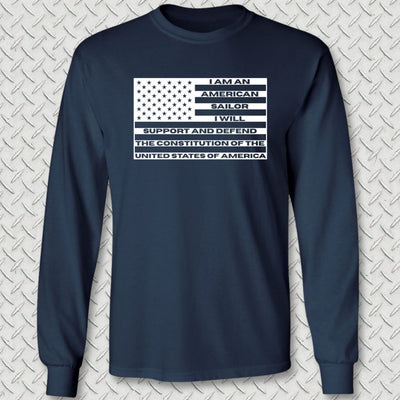 Sailor's Creed Flag Long Sleeve Tee