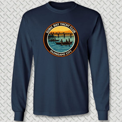 NavyHumor Long-sleeve S / Navy Subic Bay Yacht Club Long Sleeve Tee