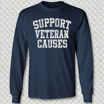 Support Veteran Causes Long Sleeve Tee