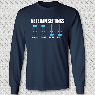 Veteran Settings Long Sleeve Tee