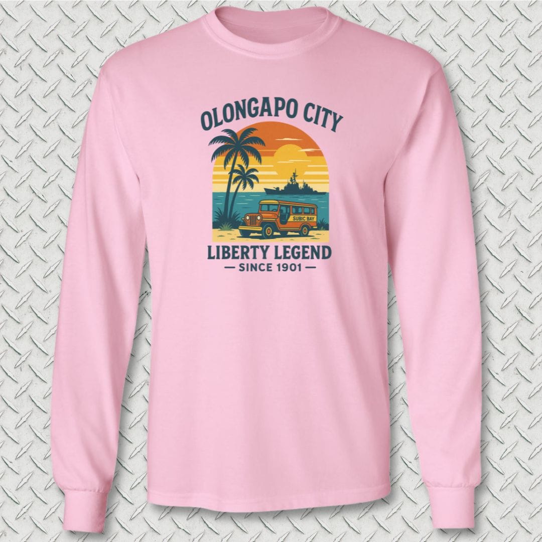 NavyHumor Long-sleeve S / Pink Olongapo City - Liberty Legend Long Sleeve Tee