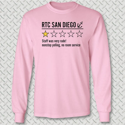 NavyHumor Long-sleeve S / Pink RTC San Diego Review Long Sleeve Tee