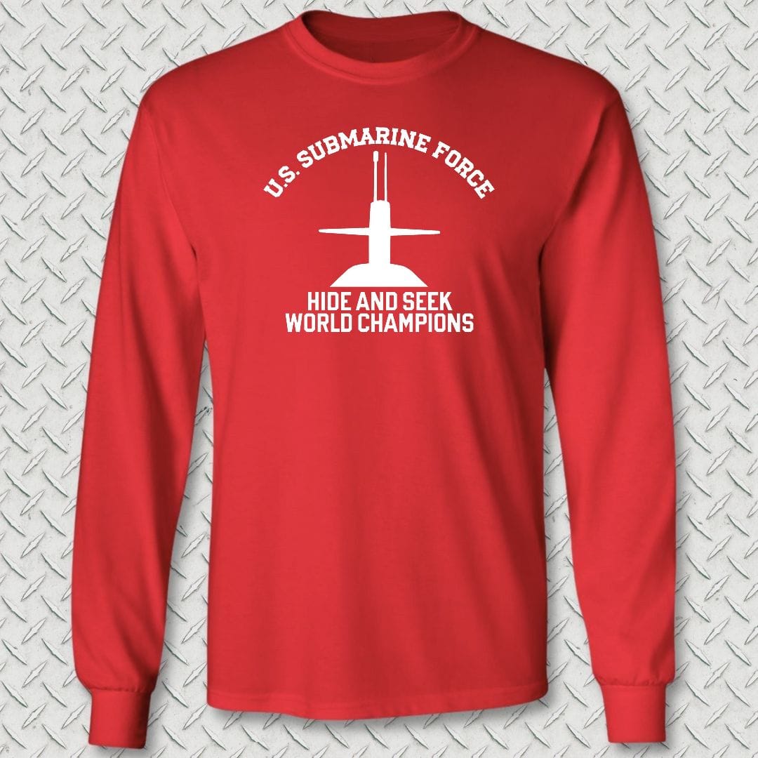 NavyHumor Long-sleeve S / Red Hide & Seek Champions Long Sleeve Tee