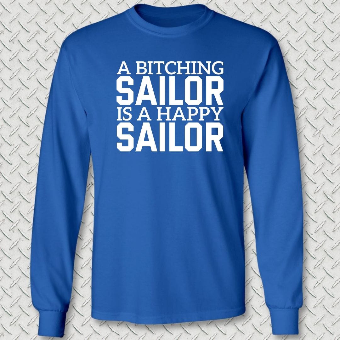 NavyHumor Long-sleeve S / Royal Blue A Bitching Sailor Long Sleeve Tee