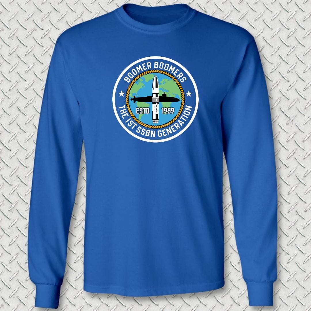 NavyHumor Long-sleeve S / Royal Blue Boomer Boomers Long Sleeve Tee