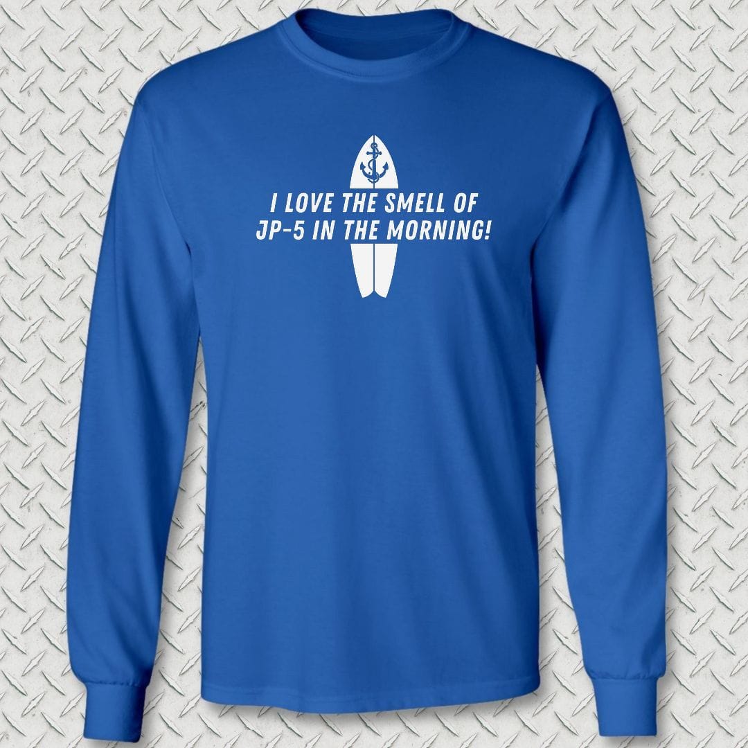 NavyHumor Long-sleeve S / Royal Blue JP-5 In The Morning Long Sleeve Tee
