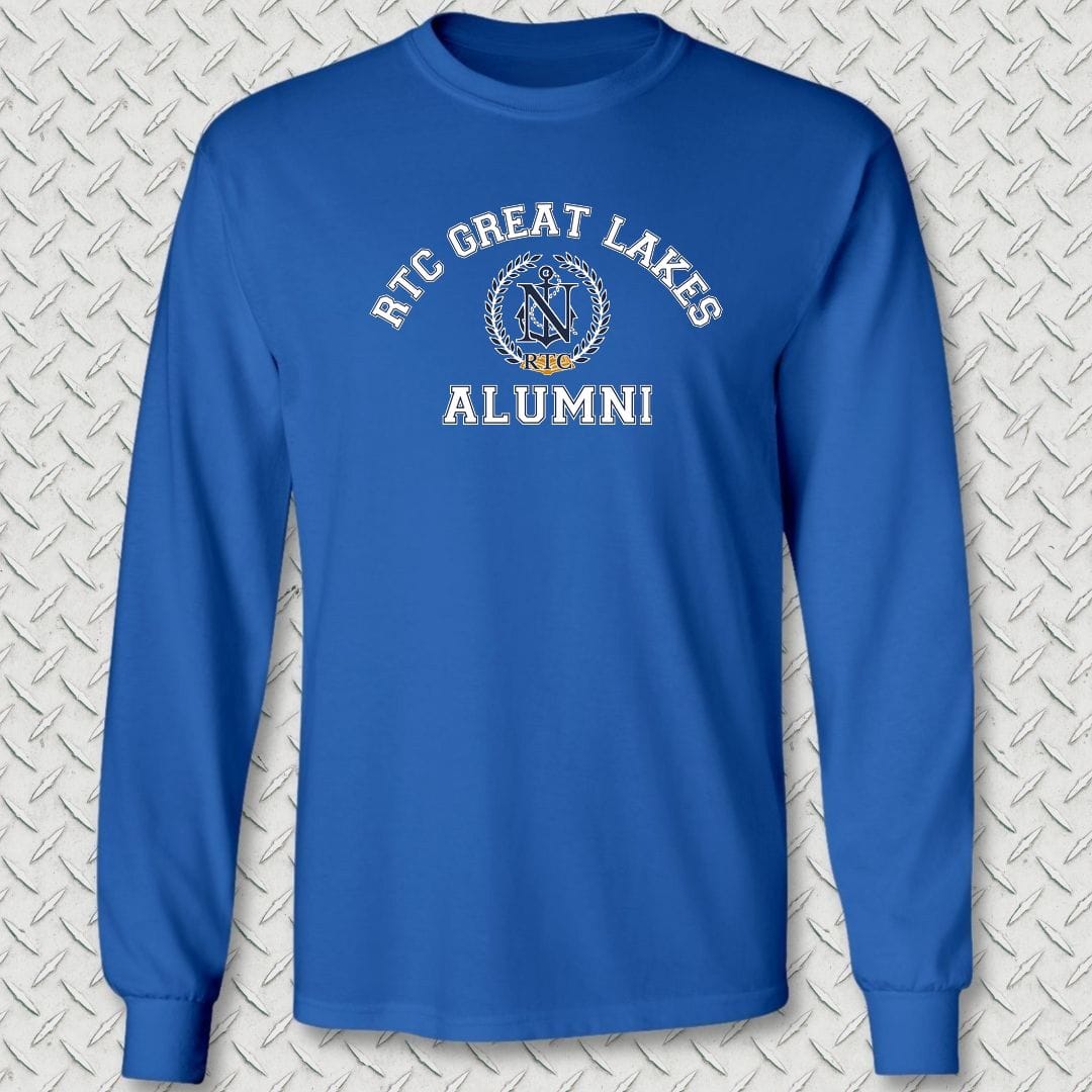 NavyHumor Long-sleeve S / Royal Blue RTC Great Lakes Alumni Long Sleeve Tee