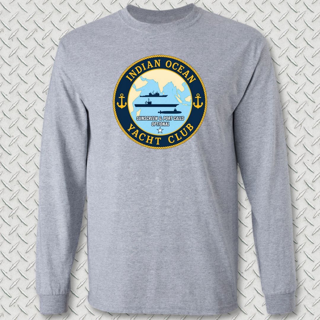 NavyHumor Long-sleeve S / Sport Grey Indian Ocean Yacht Club Long Sleeve Tee