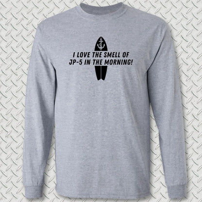 NavyHumor Long-sleeve S / Sport Grey JP-5 In The Morning Long Sleeve Tee