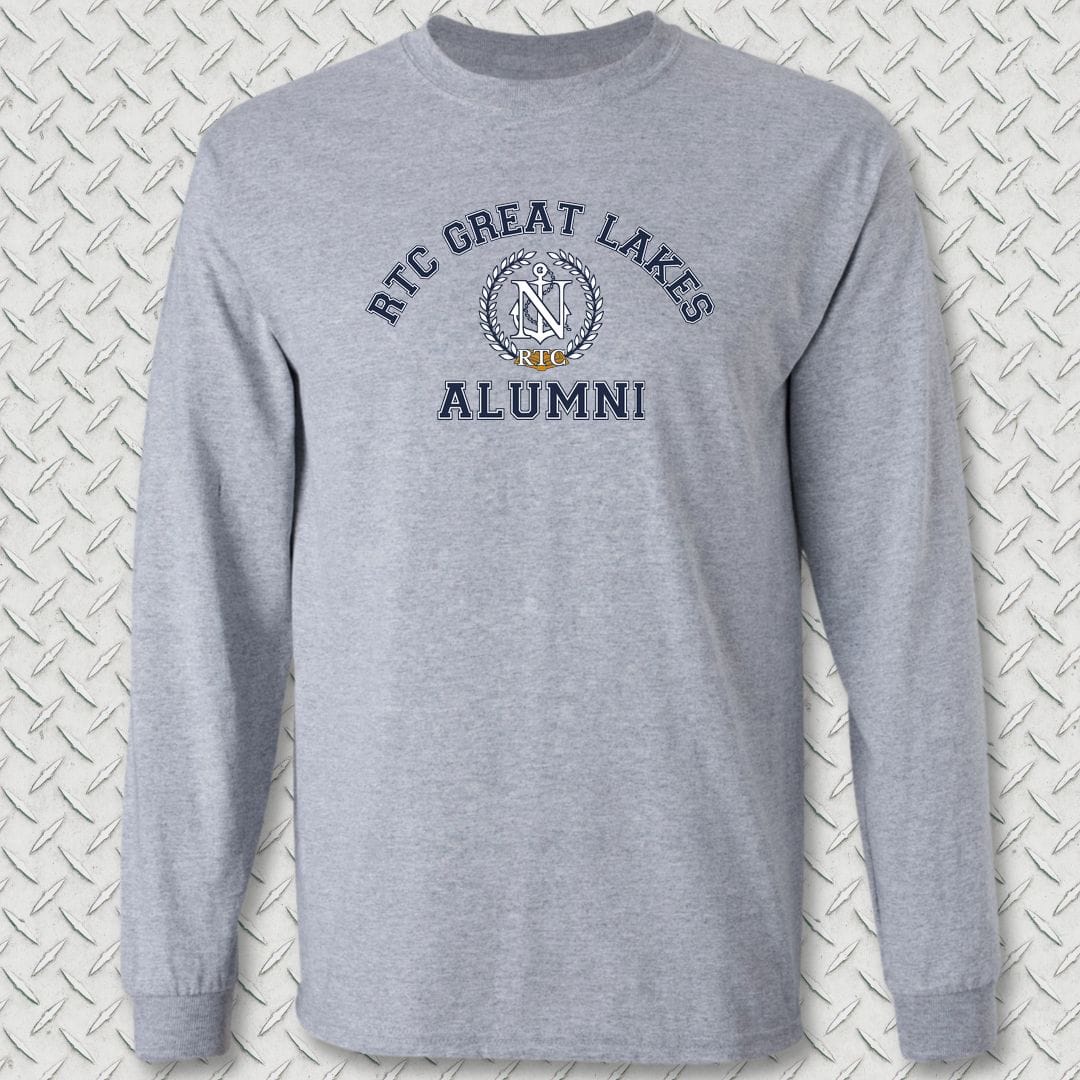 NavyHumor Long-sleeve S / Sport Grey RTC Great Lakes Alumni Long Sleeve Tee