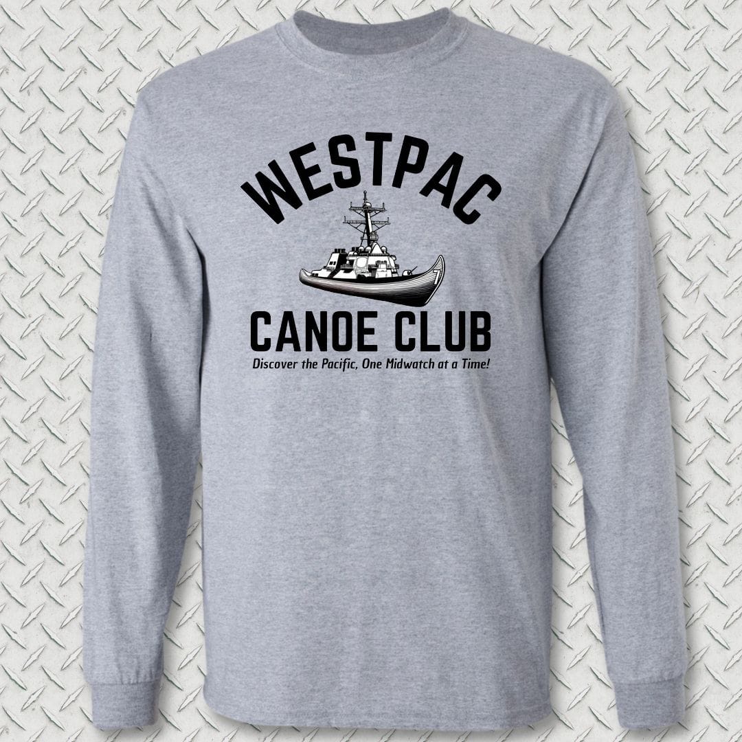 NavyHumor Long-sleeve S / Sport Grey WestPac Canoe Club Long Sleeve Tee