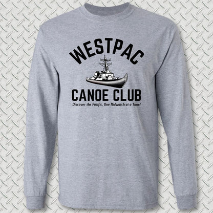 NavyHumor Long-sleeve S / Sport Grey WestPac Canoe Club Long Sleeve Tee