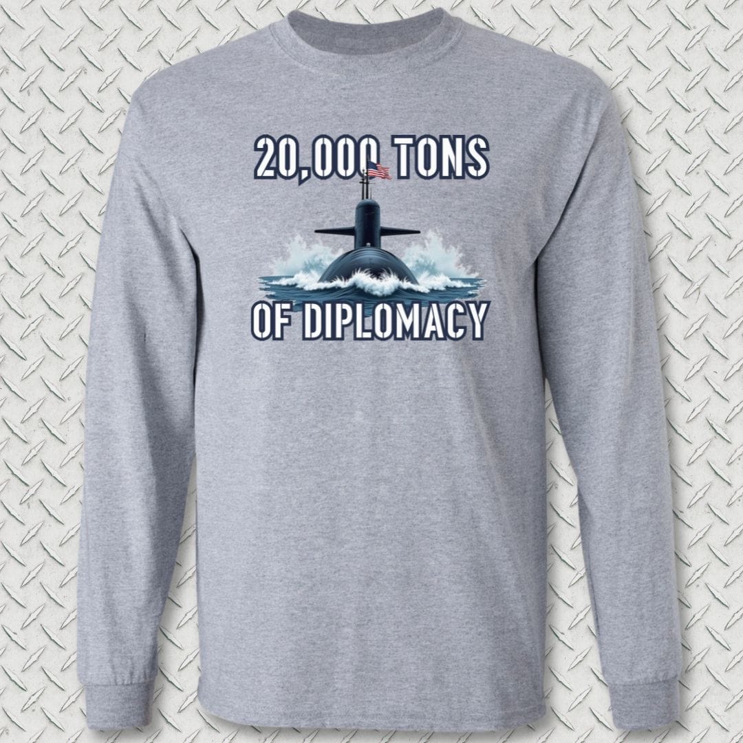 NavyHumor Long-sleeve Sport Grey / S Ballistic Diplomacy Long Sleeve Tee