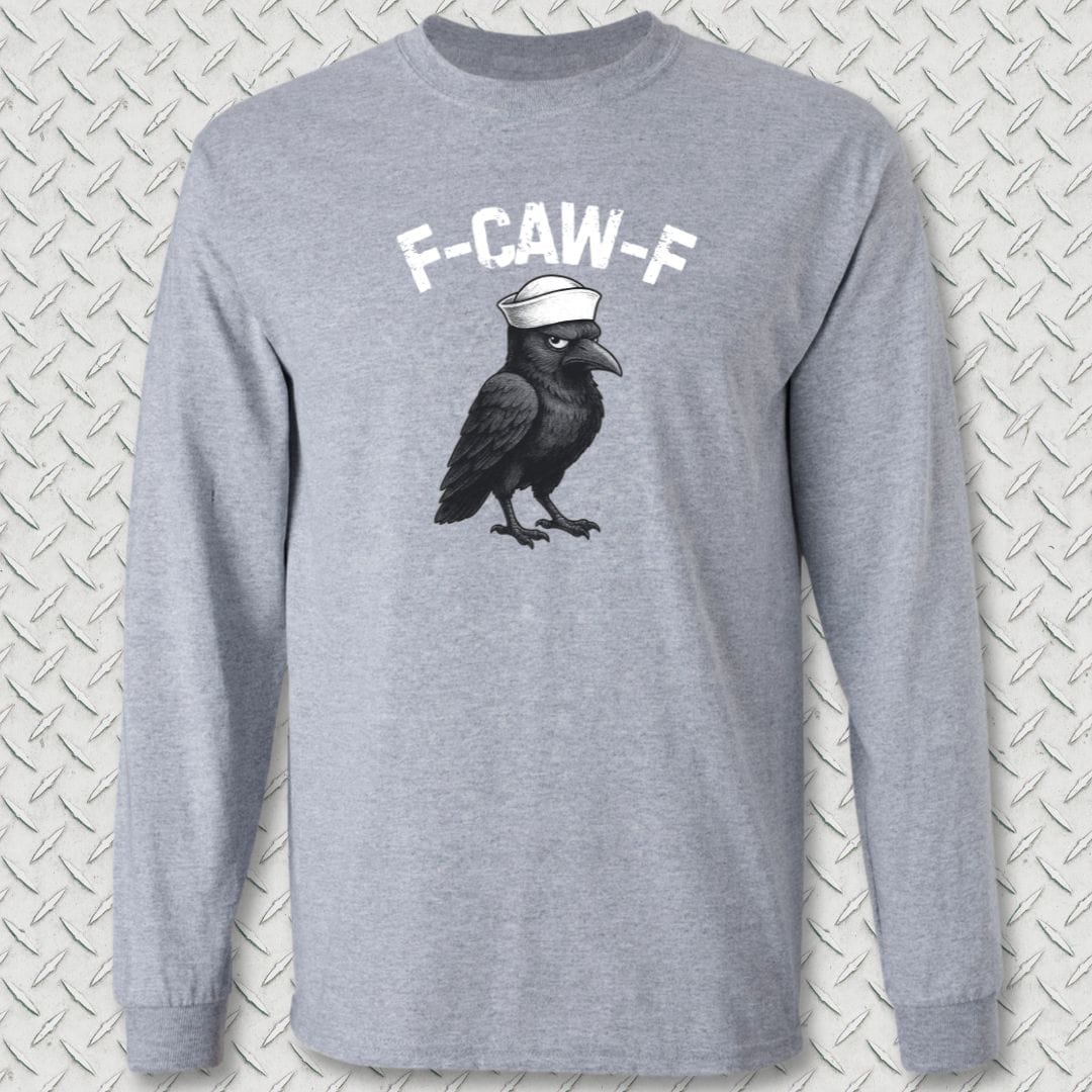 NavyHumor Long-sleeve Sport Grey / S F-CAW-F Long Sleeve Tee