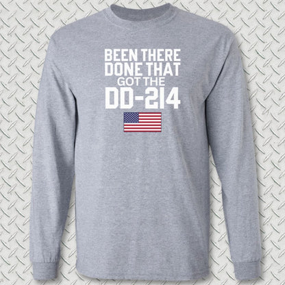 NavyHumor Long-sleeve Sport Grey / S Got The DD-214 Long Sleeve Tee