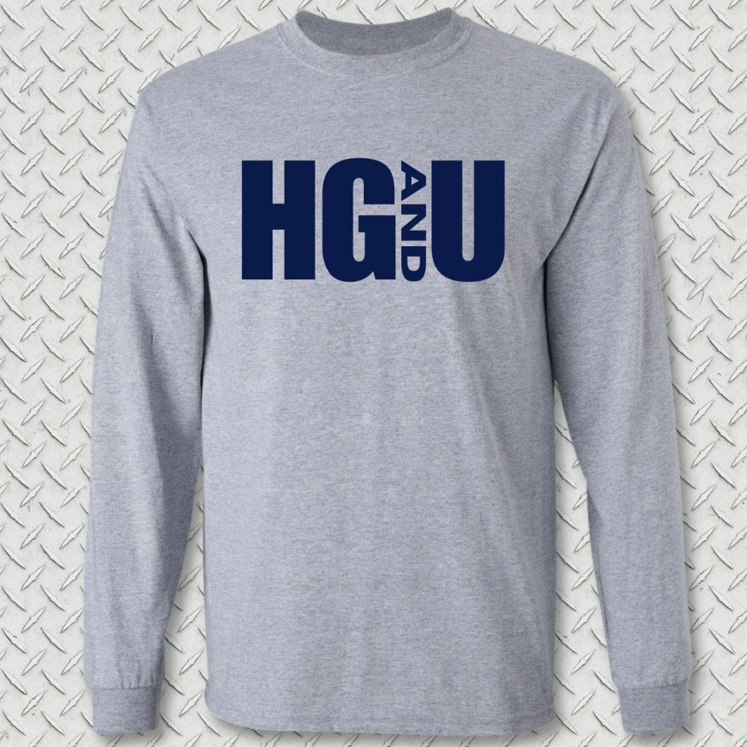 NavyHumor Long-sleeve Sport Grey / S HazeGray and Underway Long Sleeve Tee