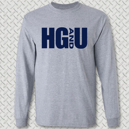 NavyHumor Long-sleeve Sport Grey / S HazeGray and Underway Long Sleeve Tee