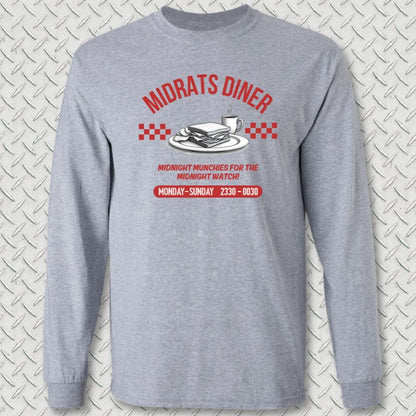 NavyHumor Long-sleeve Sport Grey / S Midrats Diner Long Sleeve Tee