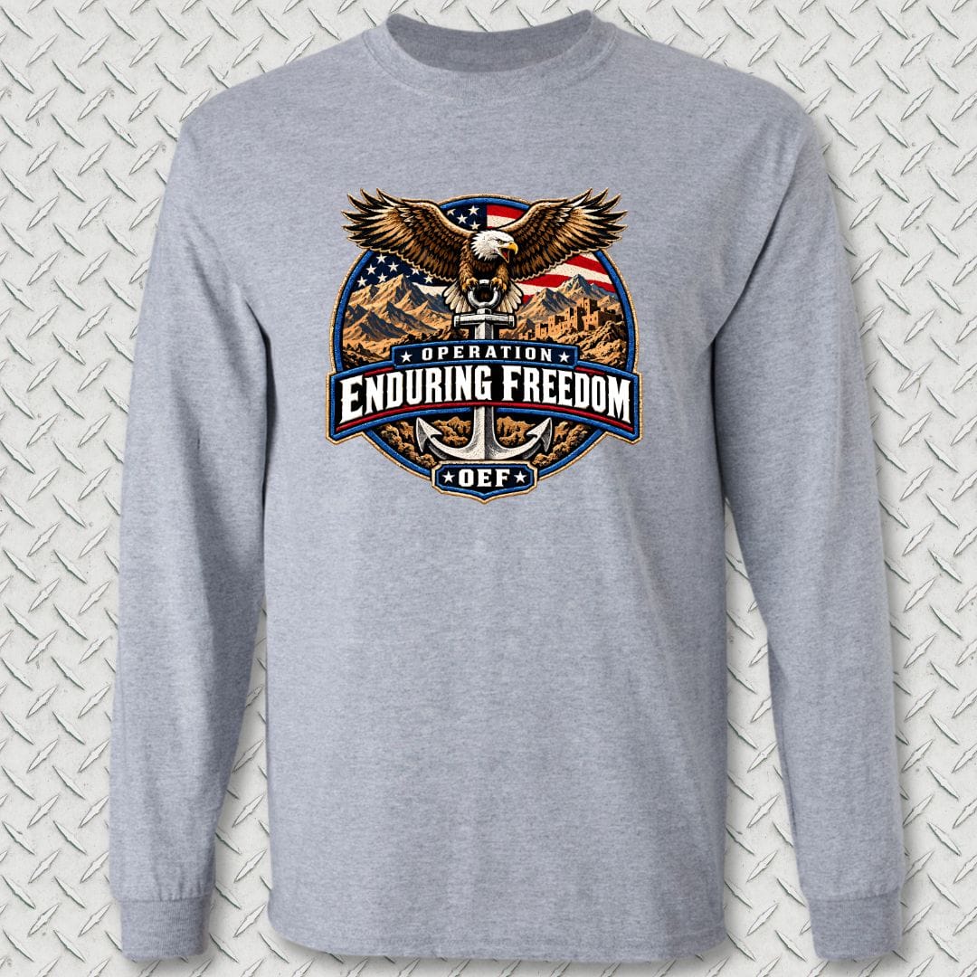 NavyHumor Long-sleeve Sport Grey / S Operation Enduring Freedom Long Sleeve Tee