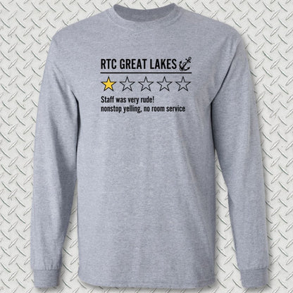 NavyHumor Long-sleeve Sport Grey / S RTC Great Lakes Review Long Sleeve Tee