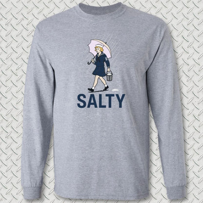 NavyHumor Long-sleeve Sport Grey / S Salty Girl Long Sleeve Tee